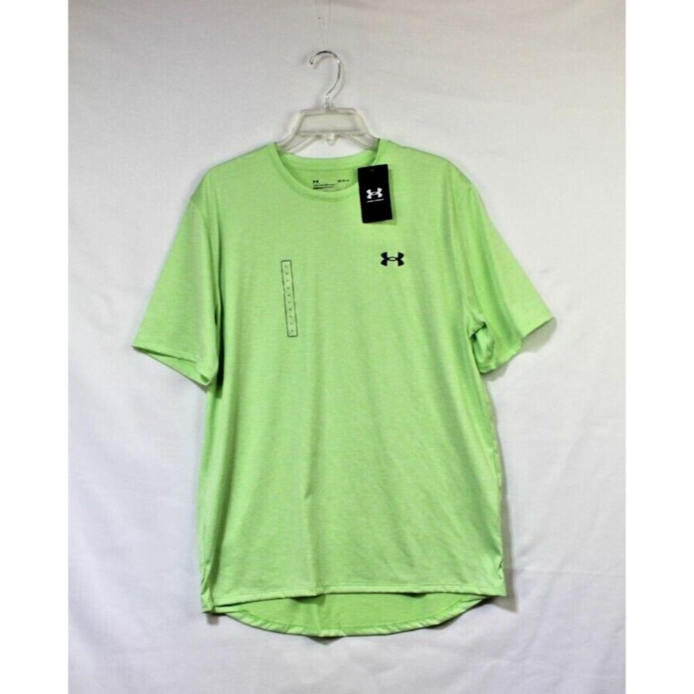 NEW Under Armour Training Tee Men's T-shirt Large Loose Short Sleeve Green $35